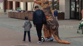 Just a T-Rex on a segway