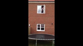 Jumping oug if window