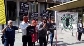 Stop Trump's nuclear war - protest delegation to the US Embassy