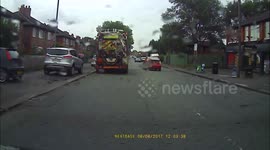 Driver Caught Driving on the Wrong Side of the Road