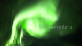 Fast moving Realtime Aurora Iceland 2016 Northern Lights