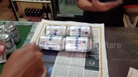 Inside the alcohol shop in arab country - Morocco