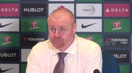 Burnley manager discusses his wife's shopping list