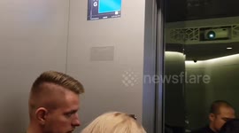 Lift to top of Burj Khalifa