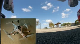 Cheerson cx20 fpv on 4s crash