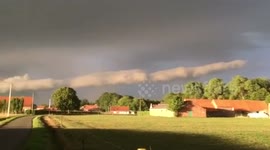 Angry weather this morning belgium.