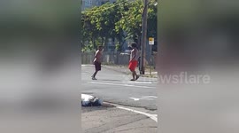 Newsflare Edit - Honolulu hobo fight