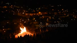 Bogside Bonfire Aftermath