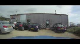Drunk Man Stumbles Out Of Pub To Car, Falls Over, Still Wants to Drive...