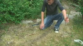 SurvivorDude: How To Make A Treadle Spring/Pressure Plate Snare