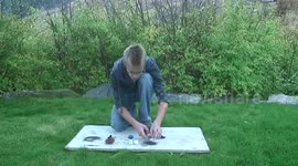 Survivor Dude: How To Make Fire With A Flint Stick