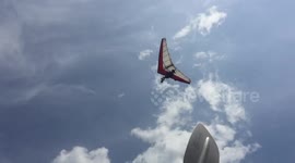 Powered Hang Glider over the Saco River in Maine