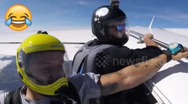 Skydiving Exit Fail | Funny