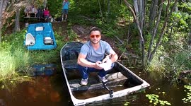 YouTuber falls in swamp trying to capture