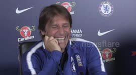 Conte gets into fits of laughter over Costa's latest comments