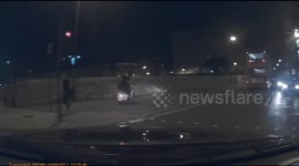London scooter thieves filmed attempting two phone snatches