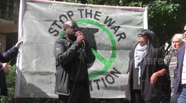 Weyman Bennett of Stand up to racism against Trump Neo-Nazism