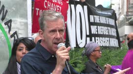 Chris Nineham of Stop the War against the whole US president rambling war around the world.