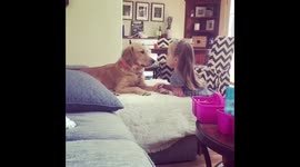 Honest LOVE- A girl and her puppy