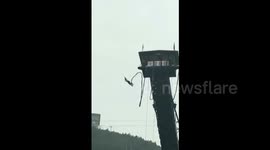 Woman survives terrifying bungee jump accident