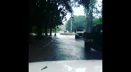 Heavy rain fall