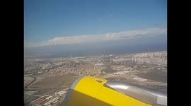 Argelia. Algeria. Argel. Algiers. Vistas de la costa desde el avión. Overview of the coast from the plane. 2016