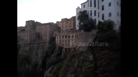 Argelia. Algeria. Constantine. Puente peatonal. Pedestrian Mellah Slimane Bridge. 2016