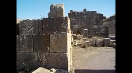 Argelia. Algeria. Djemila. Ruinas romanas. Teatro romano. Roman ruins. Roman theater. 2016