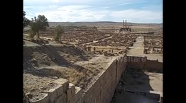 Argelia. Algeria. Timgad. Ruinas romanas. Teatro y arco de Trajano. Teather and Trajan Arch. 2016
