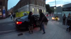 Vanessa White And Nicola Roberts Arrive At The Shard