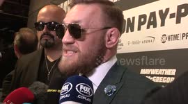 McGregor confident about victory over Mayweather