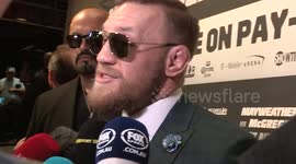 McGregor confident about victory over Mayweather