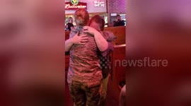 Woman surprises mother after 10-month deployment