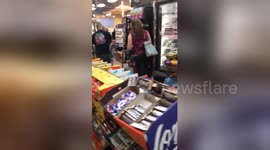 Newsflare Edit - Grocery store line in Houston today. Is this real life? @JimCantore @weatherchannel https://t.co/aL4pxA8iom