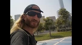 United Arab Emirates. UAE. Abu Dhabi. Corniche & skycrapers. Paseo y rascacielos. 2016