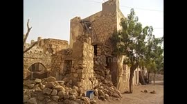 Eritrea. Massawa island. 2016 (2) Turkish buildings destroyed during the war