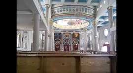 Ethiopia. Addis Ababa. Prayers at Bole Medhane Alem Cathedral. 2016