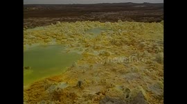 Ethiopia. Danakil Depression tour (12) Dallol -116m. Vistas 360º sulfuro. 2016. Sulphur views