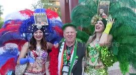 Boxing fans preparing for the Money Fight in Las Vegas