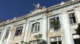 Creepy old building in Varna downtown