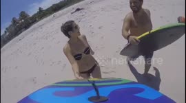 SUMMER FUN BOOGIE BOARDING