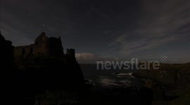 Dunluce Castle Star Time Lapse