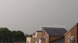 lightning over Milton Keynes