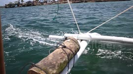 Small Boat from Bantayan Island to Hilotongan Island