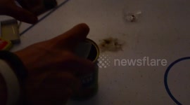 STUPID  STUDENTS setting off fireworks indoors.