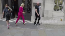 Zoe Ball arrives at the Strictly Come Dancing Launch