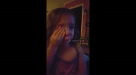 Toddler cries because she wants to marry her dad