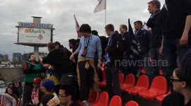 FC Toronto vs Montreal Impact, Fans fighting, 28.05.14