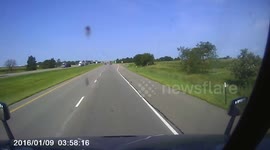 Semi Wreck I80 West Nebraska MM 369