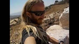 Jordania. Jordan. Jerash. Gerasa (3) Vistas desde arriba del templo de Zeus. Foro, cardo máximo. 2016